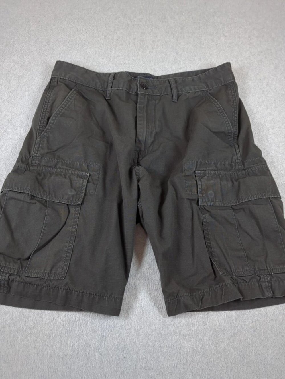 Levi's Cargo Shorts Men's 30 Charcoal Ripstop Utility Outdoor Workwear